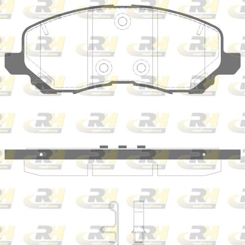 Brake Pad Set, disc brake Jeep COMPASS (MK49) (08/2006- Brake Pad Set, disc brake Jeep COMPASS (MK49) (08/2006-
