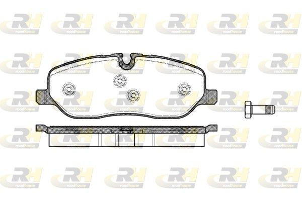 Brake Pad Set, disc brake LAND ROVER - LR019618