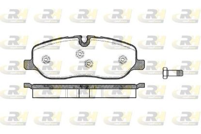 Brake Pad Set, disc brake LAND ROVER - LR019618