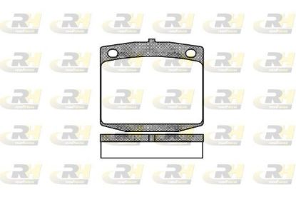 Brake Pad Set, disc brake Nissan 160J 78-81 Brake Pad Set, disc brake Nissan 160J 78-81
