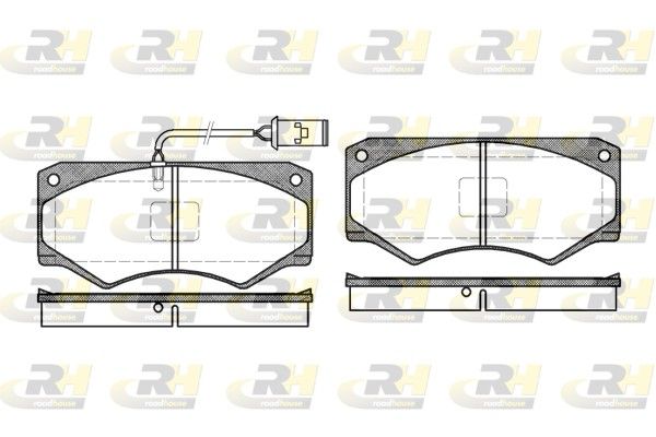 Brake Pad Set, disc brake IVECO Daily esim. 89- Brake Pad Set, disc brake IVECO Daily esim. 89-