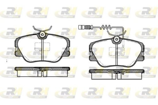 Brake Pad Set, disc brake MERCEDES-BENZ - 000 420 07 20