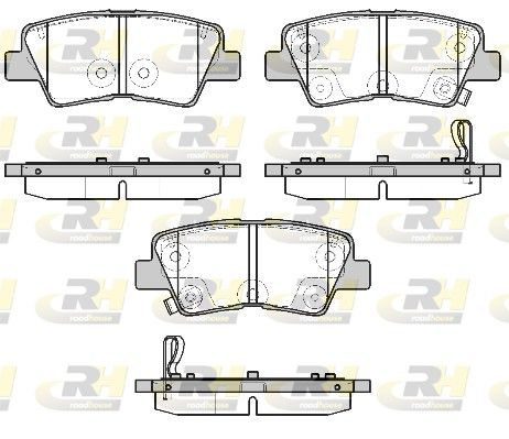 Brake Pad Set, disc brake KIA SPORTAGE (QL) (09/15-) 58302D9A75 Brake Pad Set, disc brake KIA SPORTAGE (QL) (09/15-) 58302D9A75
