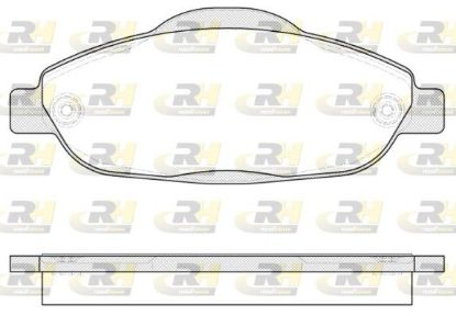 Brake Pad Set, disc brake PSA - 16 132 593 80