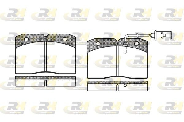 Brake Pad Set, disc brake IVECO DAILY 89- esim. Brake Pad Set, disc brake IVECO DAILY 89- esim.