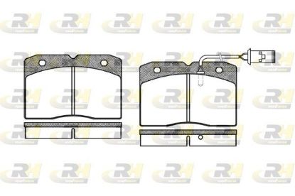 Brake Pad Set, disc brake IVECO DAILY 89- esim. Brake Pad Set, disc brake IVECO DAILY 89- esim.