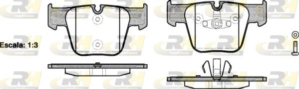 Brake Pad Set, disc brake MB W221 S65 AMG 05- esim. Brake Pad Set, disc brake MB W221 S65 AMG 05- esim.