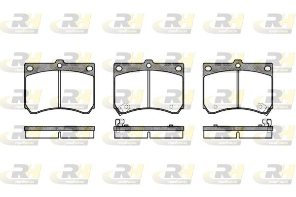 Brake Pad Set, disc brake Mazda 323 89-