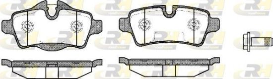 Brake Pad Set, disc brake MINI - 34 21 6 778 327