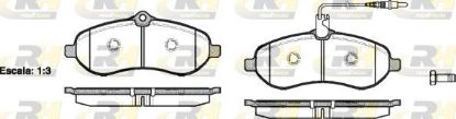 Brake Pad Set, disc brake PSA - 16 231 603 80