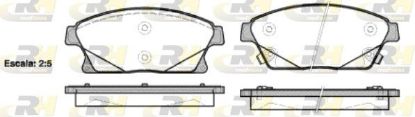 Brake Pad Set, disc brake GENERAL MOTORS - 22737859
