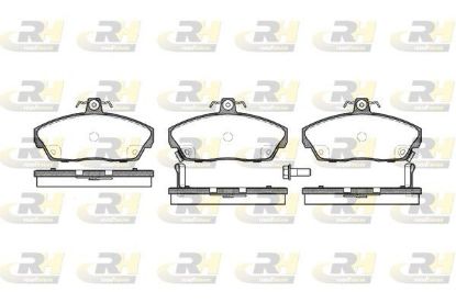Brake Pad Set, disc brake HONDA - 45022-SK3-E00