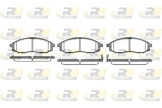 Brake Pad Set, disc brake PICK UP (D22), NP300 PICKUP (D22)