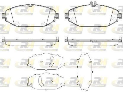 Brake Pad Set, disc brake MERCEDES-BENZ - 008 420 38 20