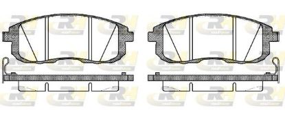 Brake Pad Set, disc brake NISSAN - D1060-EM10A