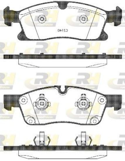 Brake Pad Set, disc brake MERCEDES-BENZ - 007 420 80 20