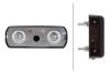 Licence Plate Light Nr.tuli metall must - ST