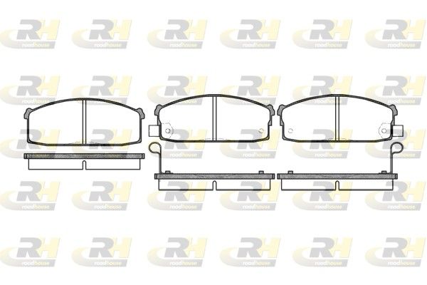 Brake Pad Set, disc brake Nissan Sunny 1.7D 80-86 esim.