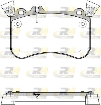 Brake Pad Set, disc brake MERCEDES-BENZ - 008 420 32 20