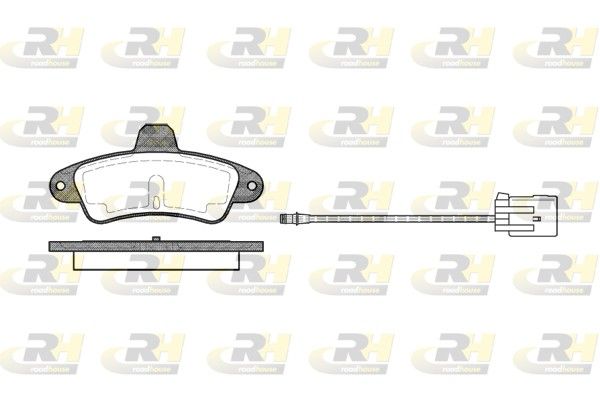 Brake Pad Set, disc brake MONDEO I (GBP), MONDEO II Sedaan (BFP)