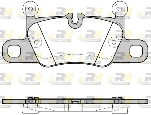 Brake Pad Set, disc brake PORSCHE 99135294902