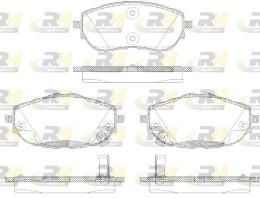 Brake Pad Set, disc brake TOYOTA - 04465-02390 Brake Pad Set, disc brake TOYOTA - 04465-02390