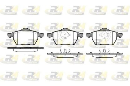 Brake Pad Set, disc brake VW GOLF,BORA,LEON,OCTAVIA;A3