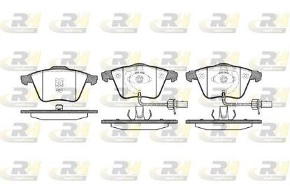 Brake Pad Set, disc brake VAG - 4B0 698 151AC