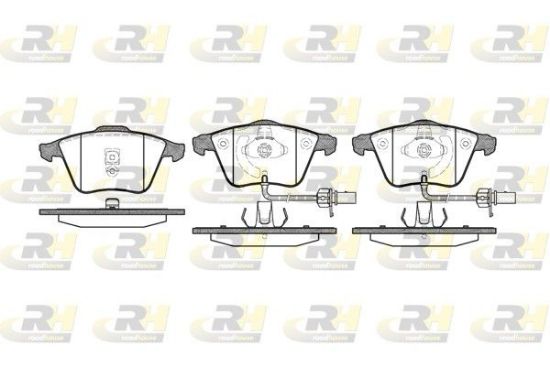 Brake Pad Set, disc brake VAG - 4B0 698 151AC