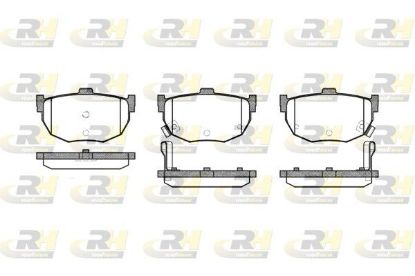 Brake Pad Set, disc brake Nissan MAXIMA 89-91 esim. Brake Pad Set, disc brake Nissan MAXIMA 89-91 esim.