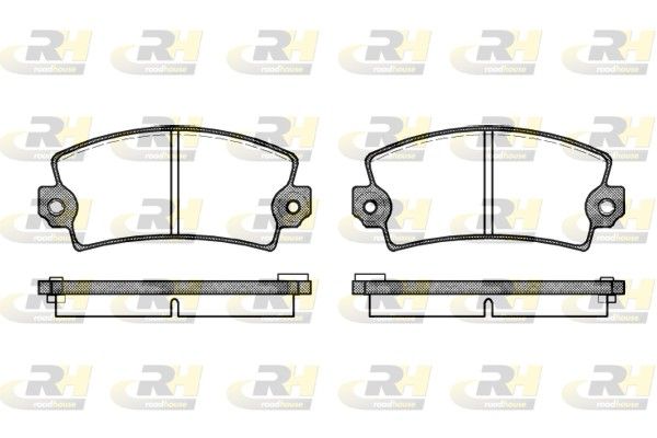 Brake Pad Set, disc brake Peugeot 104;305 72-82 Brake Pad Set, disc brake Peugeot 104;305 72-82