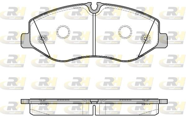 Brake Pad Set, disc brake MERCEDES-BENZ - 447 420 00 20