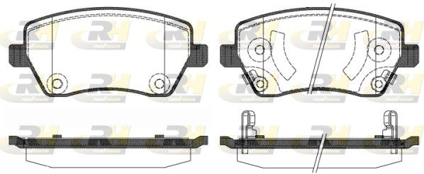 Brake Pad Set, disc brake NISSAN - D1060-1HA0B