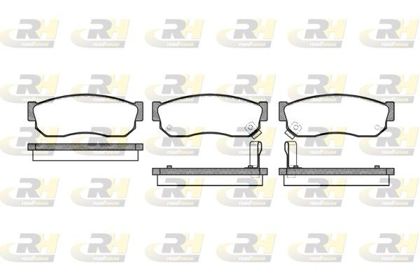 Brake Pad Set, disc brake Nissan Sunny 82-91 esim.