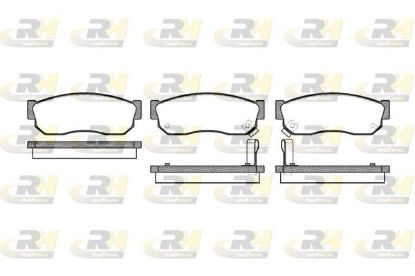 Brake Pad Set, disc brake Nissan Sunny 82-91 esim.