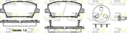 Brake Pad Set, disc brake HONDA - 45022-SMG-E00