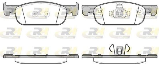 Brake Pad Set, disc brake RENAULT - 41 06 055 36R