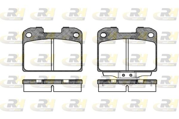 Brake Pad Set, disc brake Mitsubishi3000 92-99 tagum. Brake Pad Set, disc brake Mitsubishi3000 92-99 tagum.