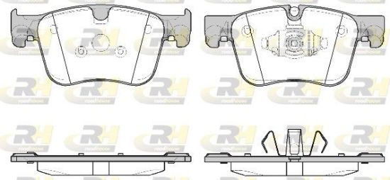 Brake Pad Set, disc brake PSA - 16 231 623 80