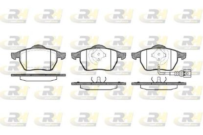 Brake Pad Set, disc brake VAG - 1J0 698 151M