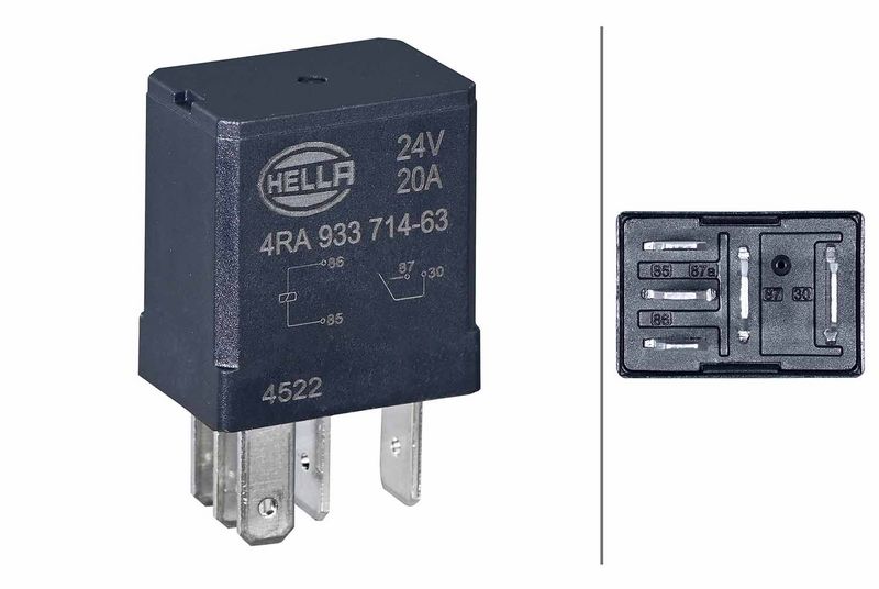 Relay, main current -