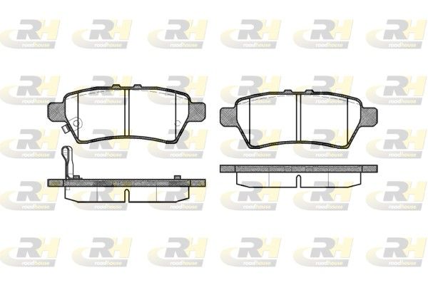 Brake Pad Set, disc brake NISSAN - D4060-EB300