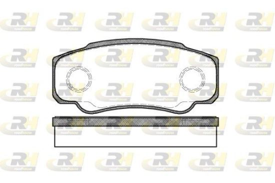 Brake Pad Set, disc brake PSA - 16 172 817 80