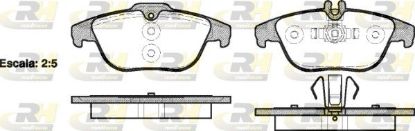 Brake Pad Set, disc brake MERCEDES-BENZ - 005 420 07 20