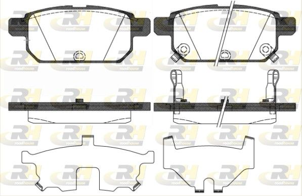 Brake Pad Set, disc brake SUZUKI - 55800-61M00