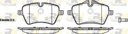 Brake Pad Set, disc brake MINI - 34 11 6 770 251