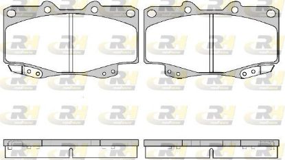 Brake Pad Set, disc brake TOYOTA - 04465-YZZDV