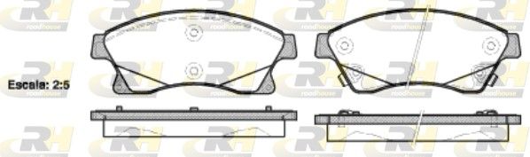 Brake Pad Set, disc brake GENERAL MOTORS - 13374966