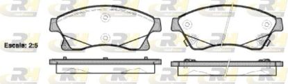 Brake Pad Set, disc brake GENERAL MOTORS - 13374966