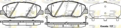 Brake Pad Set, disc brake HYUNDAI - 58101-2BA10